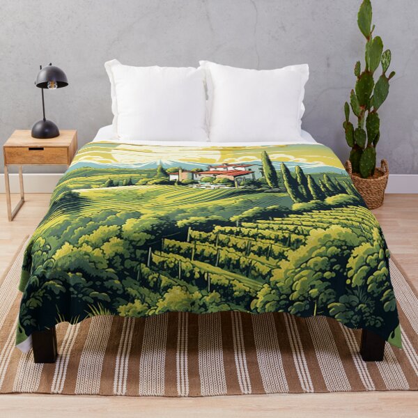 Item preview, Sunny Elegance: Italian Vineyard Villa Concept Art designed and sold by PaintbrushPlace.