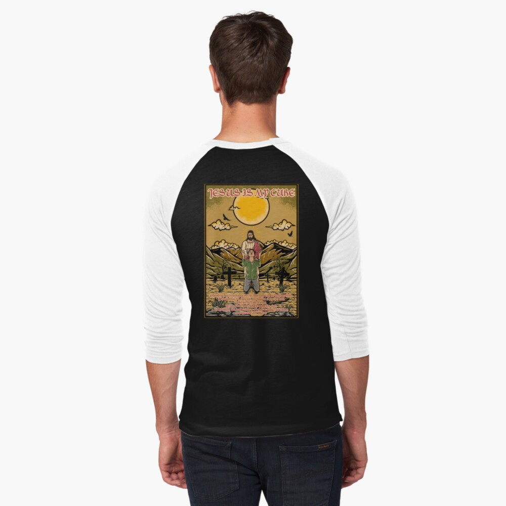 Item preview, Baseball ¾ Sleeve T-Shirt designed and sold by ChristlikeMerch.