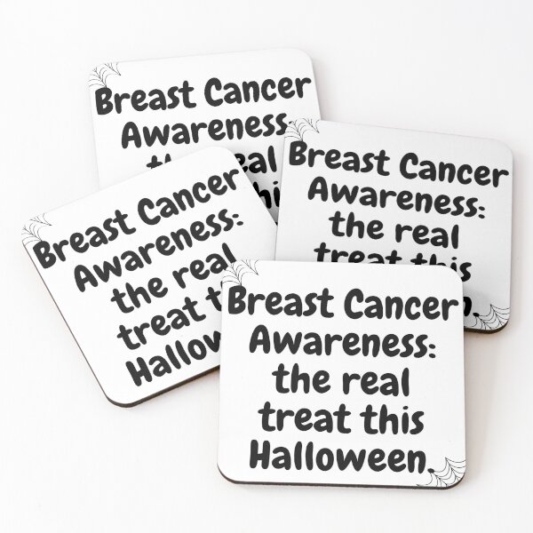 Item preview, Halloween qoutes | Breast Cancer Awareness: the real treat this Halloween. designed and sold by ArtsyElegance4U ⭐⭐⭐⭐⭐.