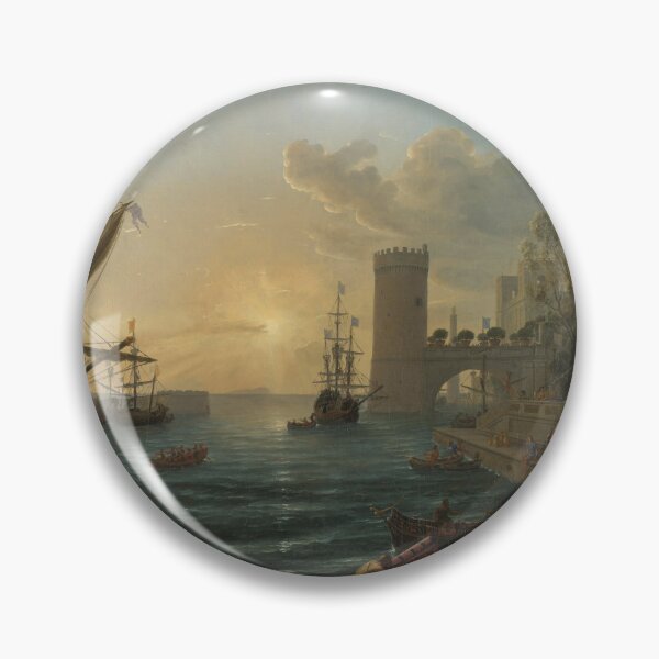 Item preview, The Embarkation of the Queen of Sheba (Claude Lorrain) designed and sold by ArtHistorical.