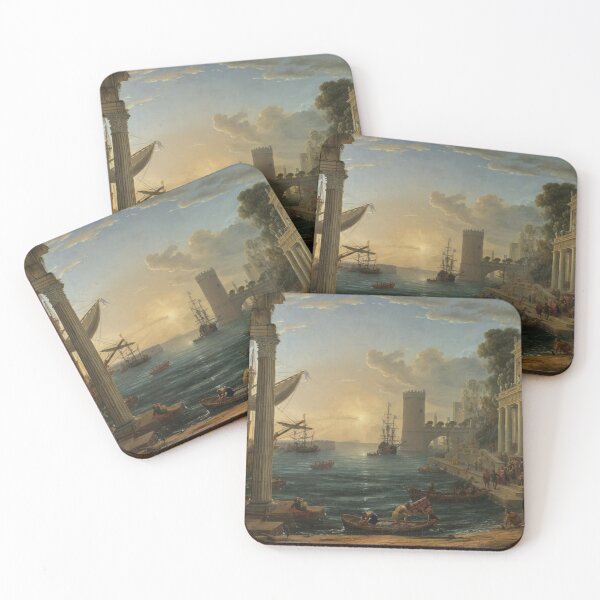 Item preview, The Embarkation of the Queen of Sheba (Claude Lorrain) designed and sold by ArtHistorical.