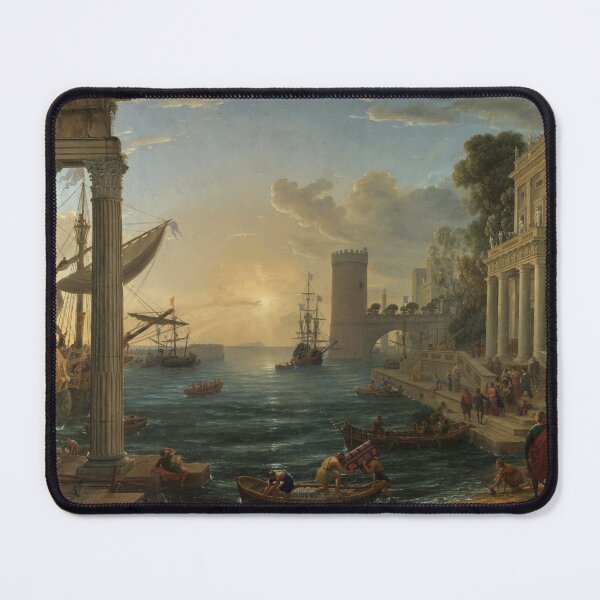 Item preview, The Embarkation of the Queen of Sheba (Claude Lorrain) designed and sold by ArtHistorical.
