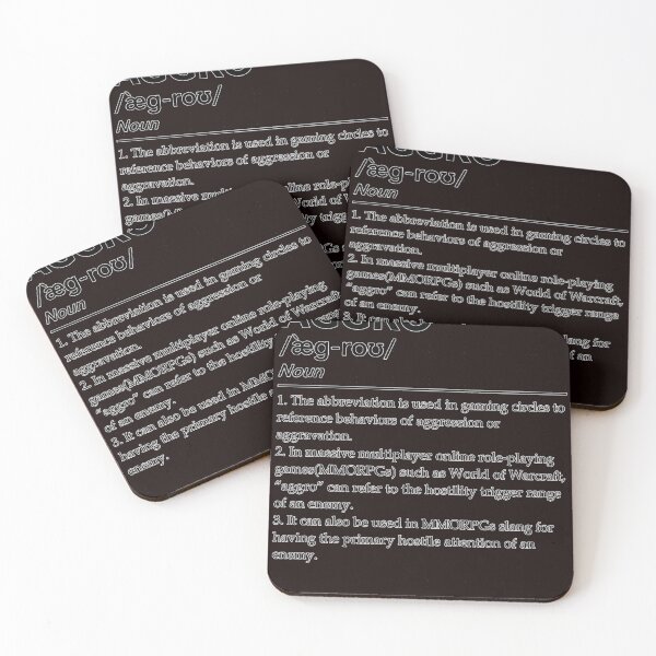 Item preview, Aggro Funny Gamer Definition 1 designed and sold by MeiCashman.