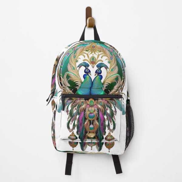 Item preview, Decorative Feathers Vintage Art Beautiful Peacocks Mucha Art designed and sold by artelligens.