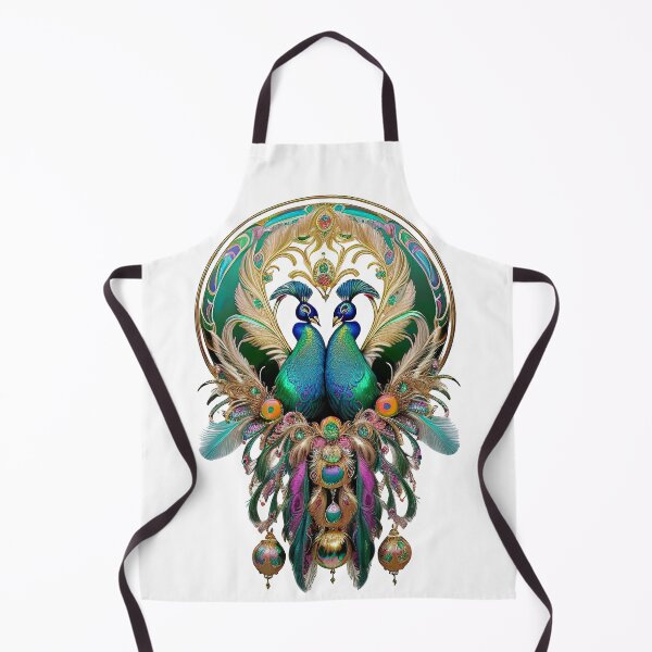 Item preview, Decorative Feathers Vintage Art Beautiful Peacocks Mucha Art designed and sold by artelligens.
