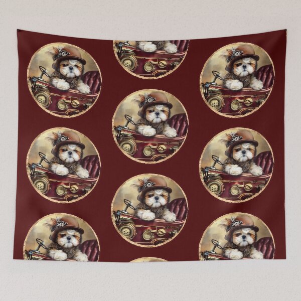 Item preview, Steam Punk Shih Tzu Eric the Explorer designed and sold by OByD.