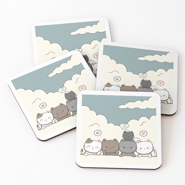 Item preview, Cute Happy Cats Design designed and sold by bekologist.