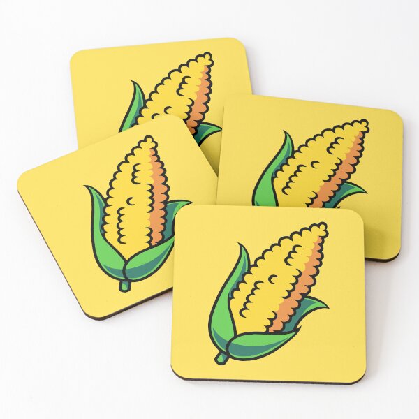 Item preview, Simple corn icon cartoon illustration designed and sold by cubbone.