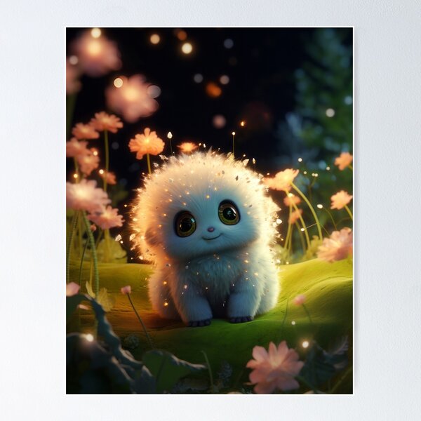 Aperçu de l'œuvre Adorable chenille  créée et vendue par DigitCrea.