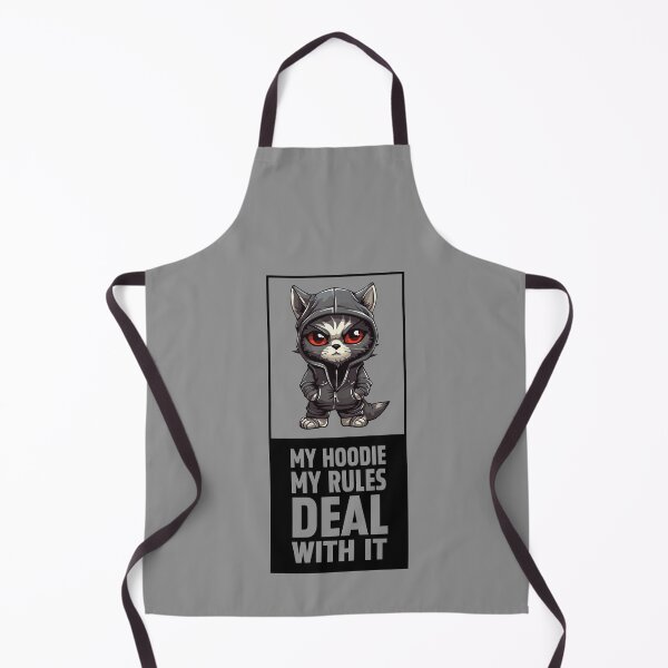 Item preview, Black Cat, Cat with hoodie, cat rules designed and sold by maxleengraphix.