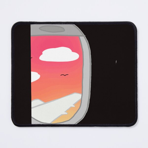 Item preview, Airplane Window Sunset Sticker designed and sold by DeetyaDriski.