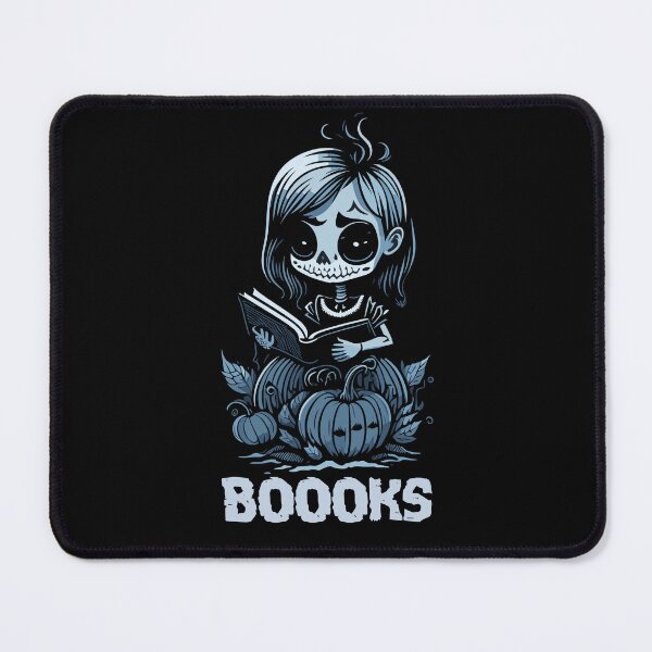 Item preview, Boooks Skeleton Girl Reading a Book Halloween Ghost Girl designed and sold by Peculiarts.