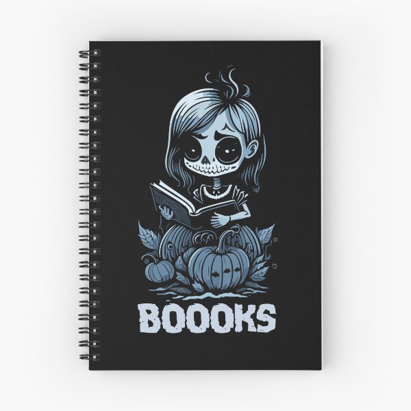 Item preview, Boooks Skeleton Girl Reading a Book Halloween Ghost Girl designed and sold by Peculiarts.