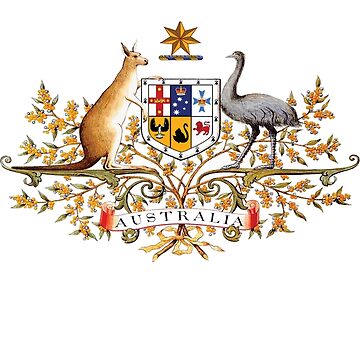 Artwork thumbnail, Australia National Fan Deluxe Emblem by merchhost