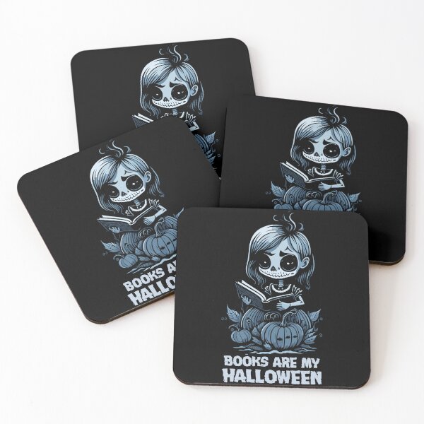 Item preview, Books are My Halloween Skeleton Girl Reading a Book Halloween Ghost Girl designed and sold by Peculiarts.
