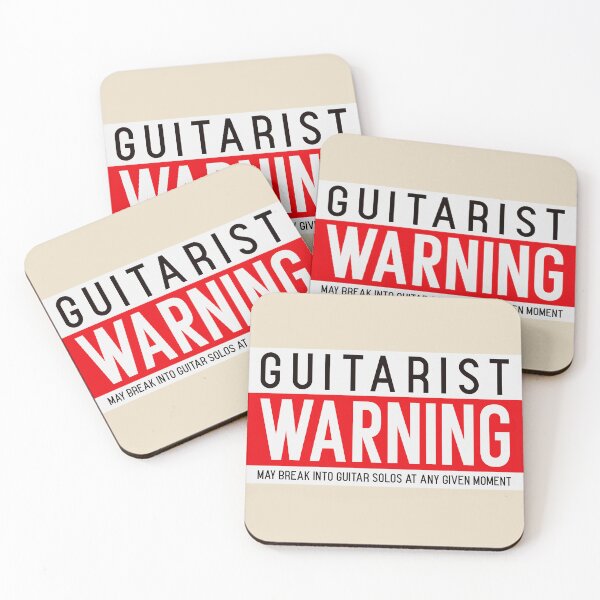 Item preview, Guitarist Warning May Break into Guitar Solos at Any Given Moment designed and sold by guvnaguitars.