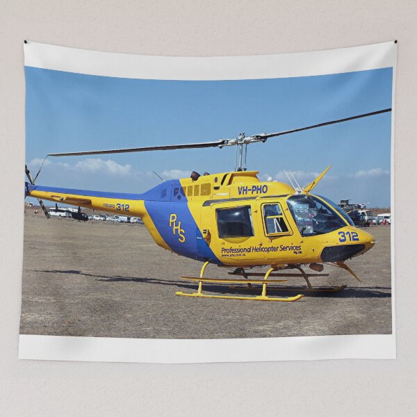 Item preview, Helicopter, blue and yellow designed and sold by FranWest.