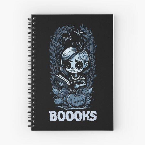 Item preview, Boooks Skeleton Girl Reading a Book Halloween Ghost Girl designed and sold by Peculiarts.