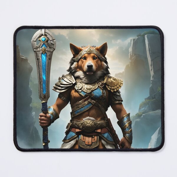 Item preview, The brave dog warrior designed and sold by PatDoArt.
