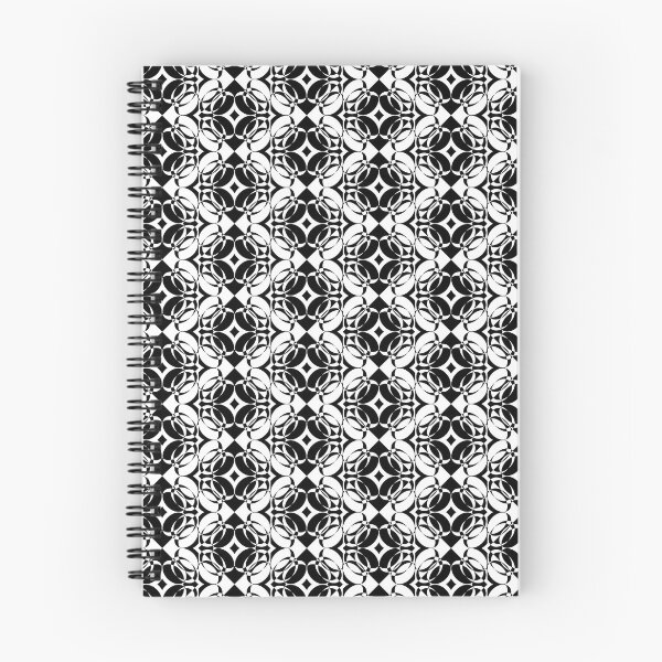 Item preview, Black and White Flower Seamless Pattern designed and sold by NamPariDesign ..