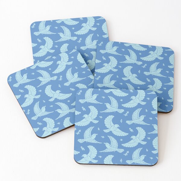 Item preview, Joyful Birds [blue] designed and sold by Aia UENO design.