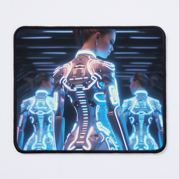 Item preview, Woman in neon cybergoth armor designed and sold by Art91design.