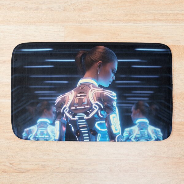 Item preview, Woman in neon cybergoth armor designed and sold by Art91design.