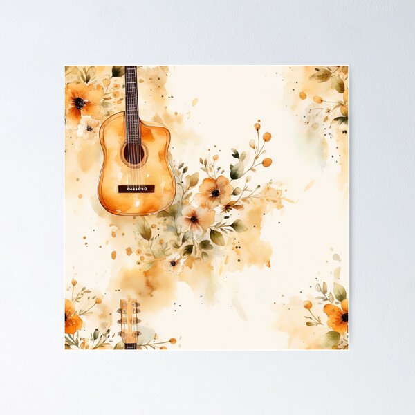 The last of us ellie Guitar Posters Poster for Sale by brentonclant