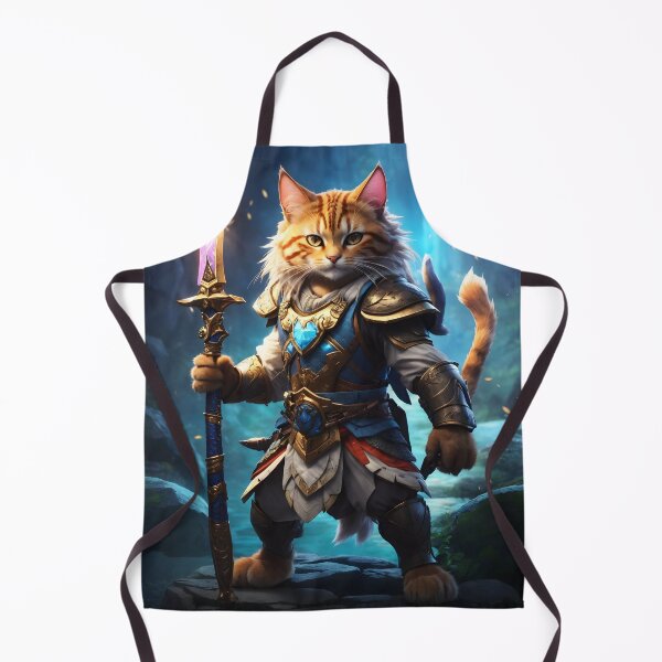 Item preview, The brave cat warrior designed and sold by PatDoArt.