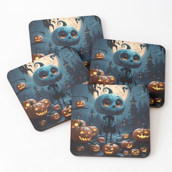 Item preview, Cute Skulls and Pumpkins designed and sold by HanryangChoi.