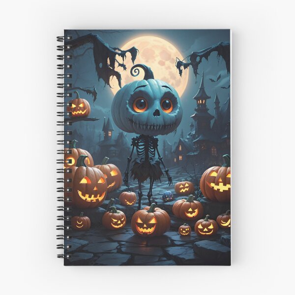 Item preview, Cute Skulls and Pumpkins designed and sold by HanryangChoi.