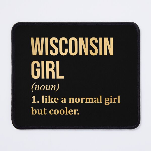 Item preview, Wisconsin Girl Definition Wisconsin in Gold designed and sold by XCIV.