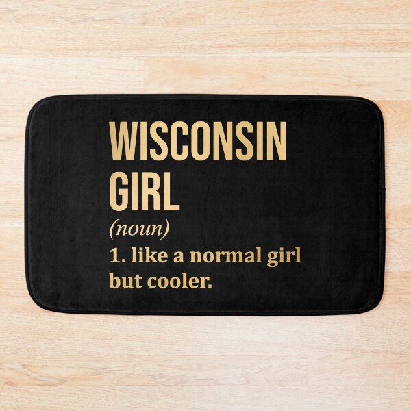 Artikelvorschau, Wisconsin-Mädchen-Definition Wisconsin in Gold entworfen und verkauft von XCIV.