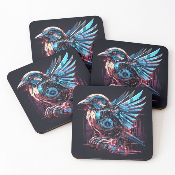 Item preview, Neon cybergoth bird designed and sold by Art91design.
