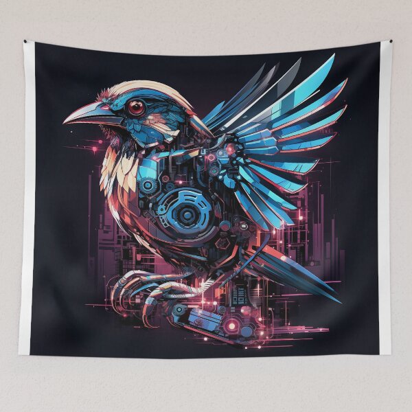 Item preview, Neon cybergoth bird designed and sold by Art91design.