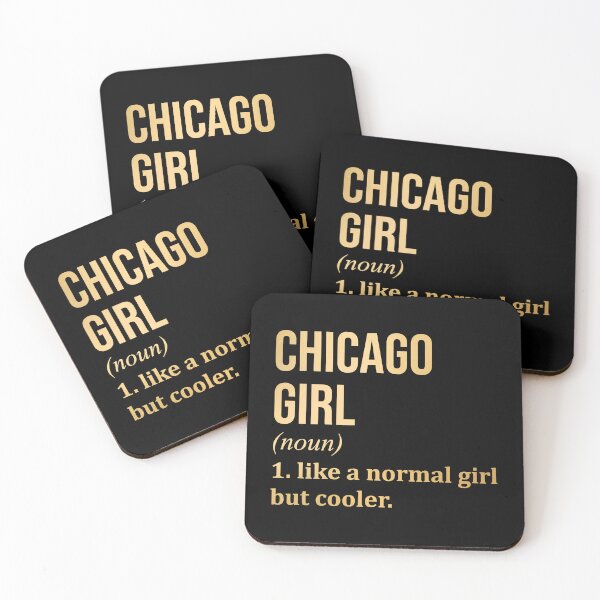 Item preview, Chicago Girl Definition Chicago in Gold designed and sold by XCIV.