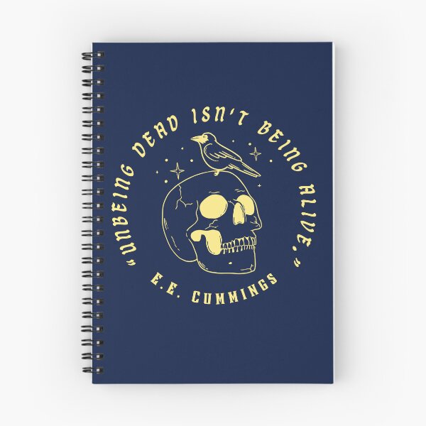 Item preview, E. E. Cummings: Unbeing dead isn't being alive.  designed and sold by artbleed.