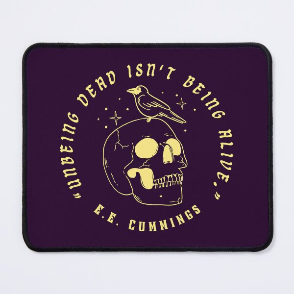 Item preview, E. E. Cummings: Unbeing dead isn't being alive. designed and sold by artbleed.