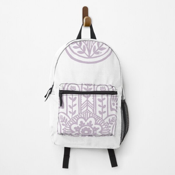 Item preview, Hamsa Flora Linocut - Snow + Dust designed and sold by Irene Estelle.