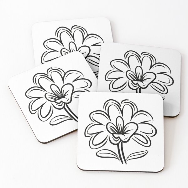 Item preview, Elegance in Bloom: Black-Bordered Flower designed and sold by Optrix Studio	.