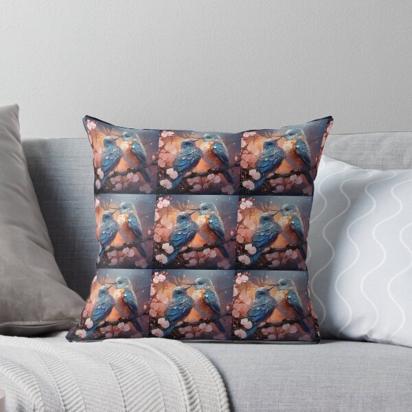 Item preview, Fluttering hummingbirds and blossoms designed and sold by KornUHD.