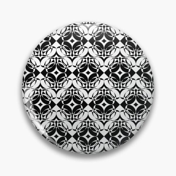 Item preview, Black and White Flower Seamless Pattern designed and sold by NamPariDesign ..