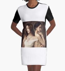Jessica & Krystal Graphic T-Shirt Dress