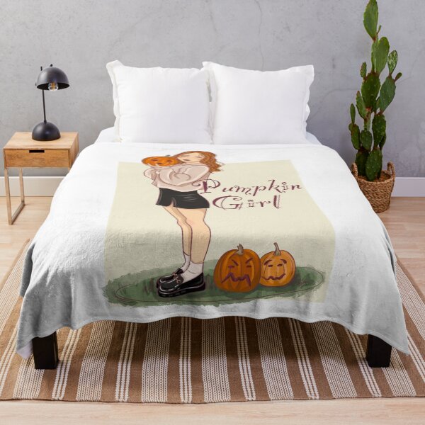 Item preview, Pumpkin Girl, Cute Halloween Girl designed and sold by luvrest.