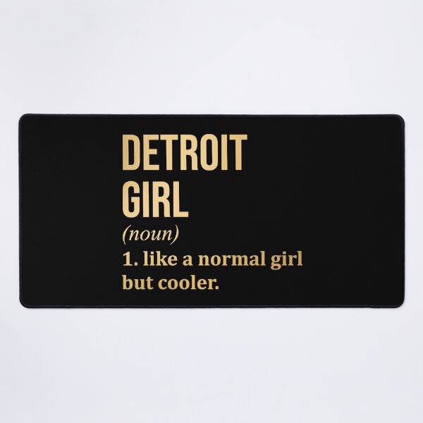 Item preview, Detroit Girl Definition Detroit in Gold designed and sold by XCIV.