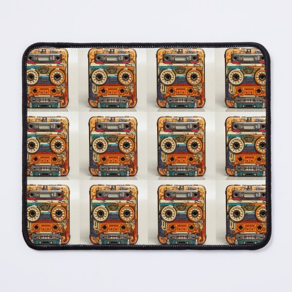 Item preview, Retro cassette tapes and music notes  designed and sold by KornUHD.