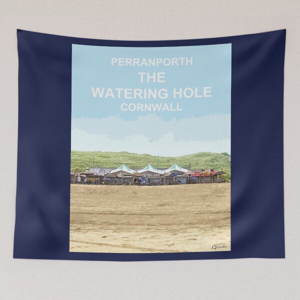 Artikelvorschau, Perranporth Cornwall. Cornish Geschenk Kernow Travel Standortplakat entworfen und verkauft von BarbaraGlebska.