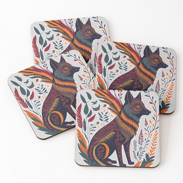 Item preview, Mexican Folk art style - Wild animals-017 designed and sold by PornDesigns.