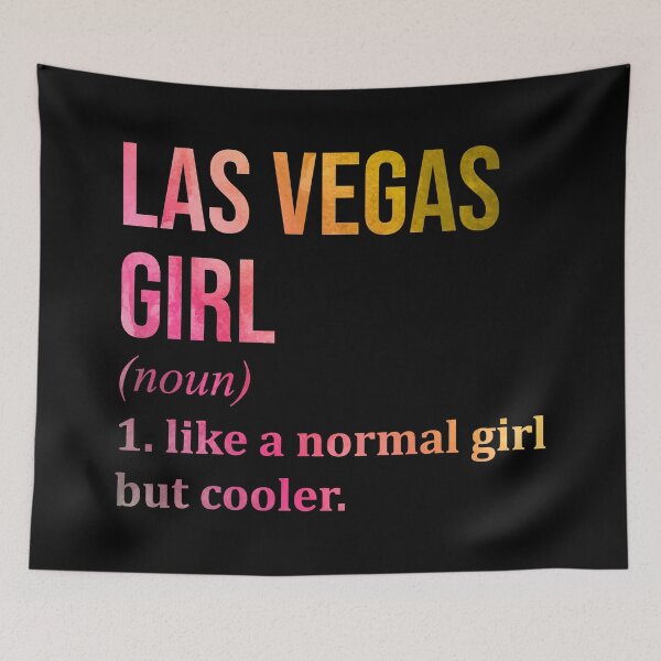 Item preview, Las Vegas Girl Definition Las Vegas in Watercolor designed and sold by XCIV.