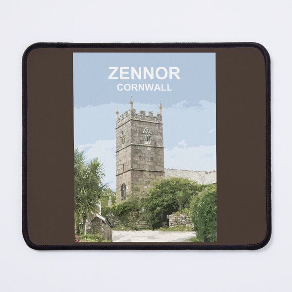 Artikelvorschau, Zennor Cornwall. Cornish Geschenk Kernow Travel Standortplakat entworfen und verkauft von BarbaraGlebska.